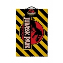 Jurassic Park - Paillasson Warning 40 x 60 cm