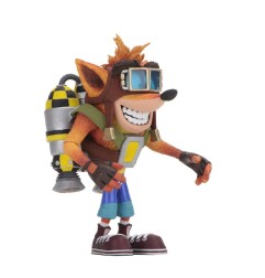 Crash Bandicoot - Figurine Deluxe Crash with Jetpack 14 cm