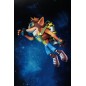 Crash Bandicoot - Figurine Deluxe Crash with Jetpack 14 cm