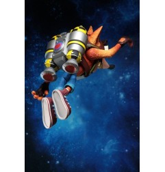Crash Bandicoot - Figurine Deluxe Crash with Jetpack 14 cm