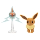 Pokémon - Pack 2 figurines Battle Figure Set Évoli 4, Motisma 5 cm