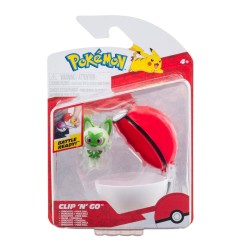 Pokémon - Clip'n'Go Poké Balls Sprigatito with Poké Ball