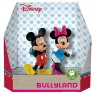 Disney - Pack 2 figurines Mickey et Minnie Valentine 8 - 10 cm