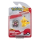 Pokémon - Pack 2 figurines Battle Figure Set Pikachu 5, Lechonk 5 cm