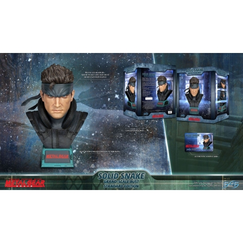 Metal Gear Solid - Buste Grand Scale Solid Snake 31 cm