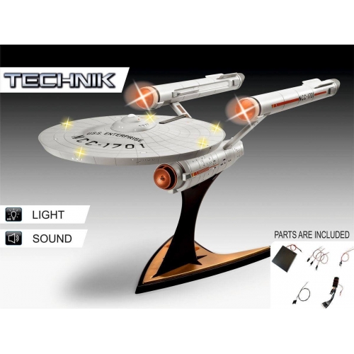 Star Trek - Maquette sonore et lumineuse Level 5 1/600 USS Enterprise NCC-1701