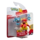 Pokémon - Pack 3 figurines Battle Figure Set Tiplouf, Feuforêve, Magmar 5 cm