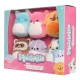 Squishville Mini Squishmallows - Pack 6 peluches Perfect Pals Squad 5 cm