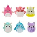 Squishville Mini Squishmallows - Pack 6 peluches Cute & Colorful Squad 5 cm