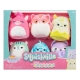 Squishville Mini Squishmallows - Pack 6 peluches Cute & Colorful Squad 5 cm