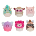 Squishville Mini Squishmallows - Pack 6 peluches Safari Squad 5 cm