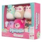 Squishmallows - Squishville Mini  pack 6 peluches Safari Squad 5 cm