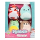 Squishville Mini Squishmallows - Pack 4 peluches Pond Squad 5 cm