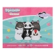 Squishville Mini Squishmallows - Pack 6 peluches Black & White Squad 5 cm