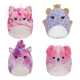 Squishville Mini Squishmallows - Pack 4 peluches Sleepover Squad 5 cm