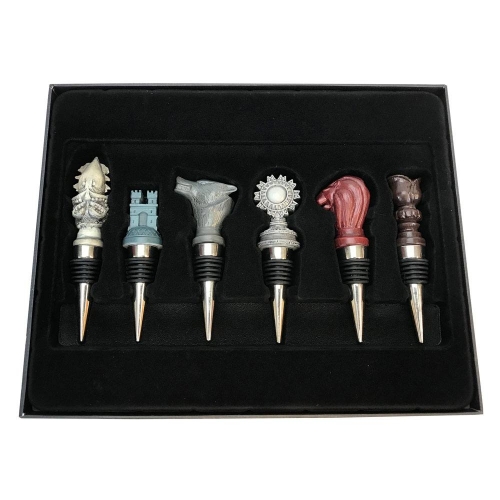 Game of Thrones - Set 6 Bouchons de bouteille Armoiries