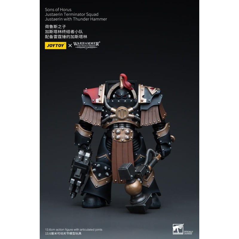 Warhammer - The Horus Heresy figurine 1/18 Sons of Horus Justaerin Terminator Squad Justaerin with Thunder Hammer 12 cm