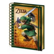 The Legend of Zelda - Cahier à spirale A5 Wiro 3D Link