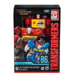 The Transformers : The Movie Generations Studio Series - Figurine Voyager Class Autobot Blaster & Eject 16 cm