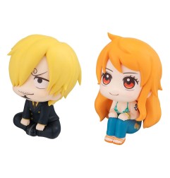 One Piece - Statuettes Look Up Nami & Sanji 11 cm (avec cadeau)