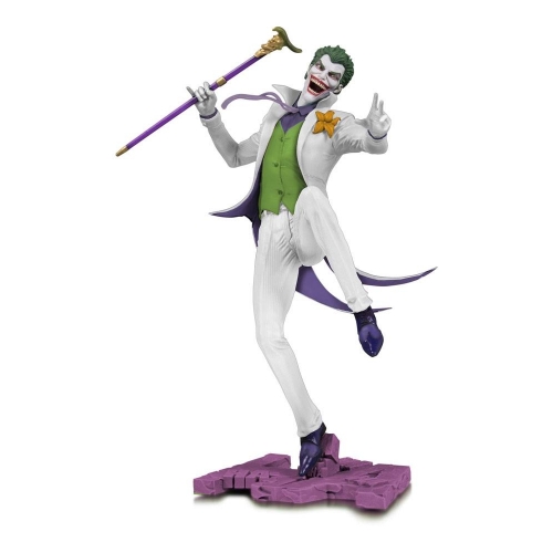 DC Core - Statuette The Joker White Variant EU Exclusive 28 cm - Figurine -Discount