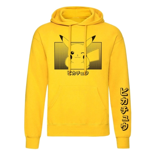 Pokémon - Sweat à capuche Pikachu Katakana