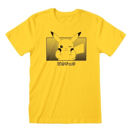 Pokémon - Pokemon T-Shirt Pikachu Katakana