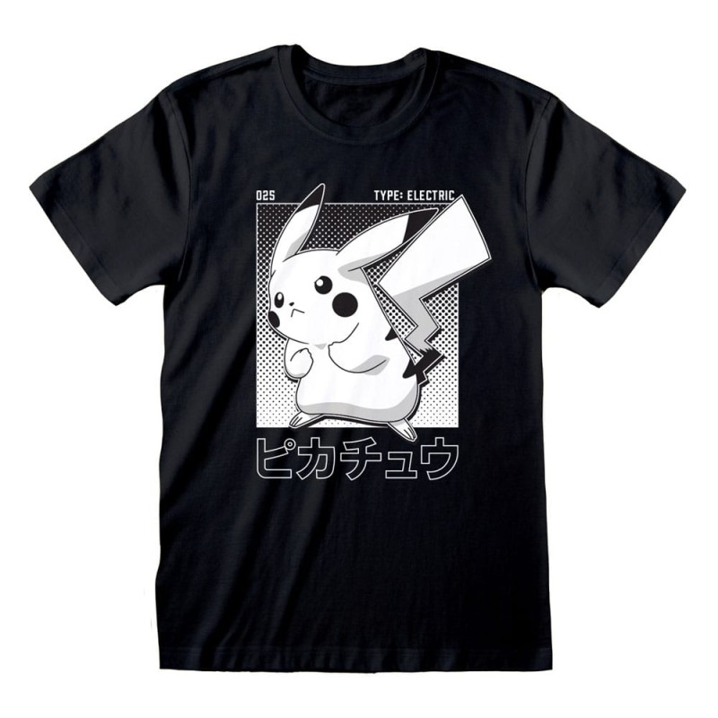 PokÃÂ©mon - Pokemon T-Shirt Halftone Pikachu 