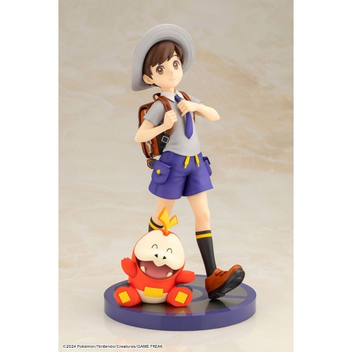 Pokémon - Statuette ARTFXJ 1/8 Florian & Chochodile 20 cm