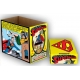 DC Comics - Pack de 5 Boîtes de rangement Superman Comic Panel 23 x 29 x 39 cm