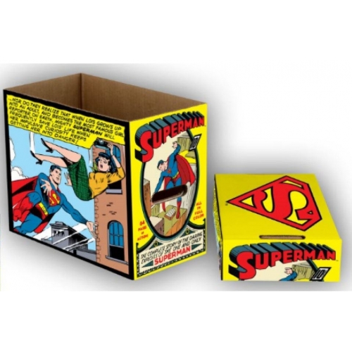 DC Comics - Pack de 5 Boîtes de rangement Superman Comic Panel 23 x 29 x 39 cm