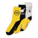 Pokémon - Pack 3 paires de chaussettes Pikachu 43-46