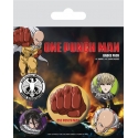 One Punch Man - Pack 5 badges Destructive