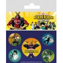 My Hero Academia - Pack 5 badges Characters