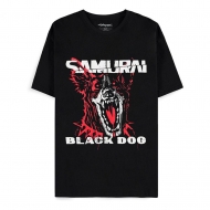 Cyberpunk 2077 - T-Shirt Black Dog Samurai Album Art 