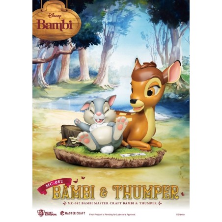 Disney - Statuette Master Craft Bambi & Thumper 26 cm