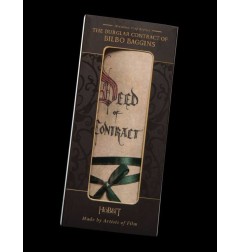 Hobbit, Le - Le Hobbit réplique mini Contrat de Bilbon