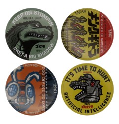Godzilla - Pack 4 sous-verres