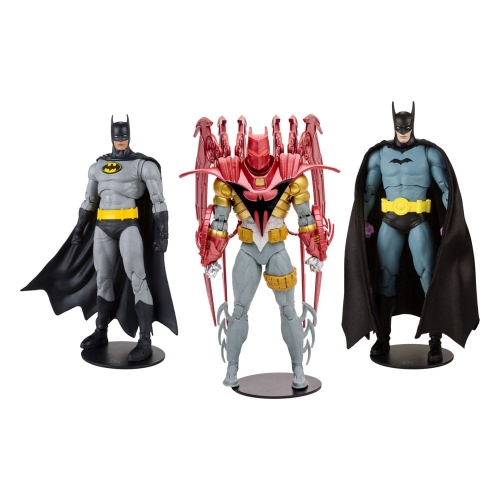 DC Multiverse -Pack 3 figurines Batman 18 cm