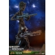 Les Gardiens de la Galaxie - Pack 2 figurines Movie Masterpiece 1/6 Groot & Rocket 16 et 30 cm