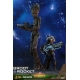 Les Gardiens de la Galaxie - Pack 2 figurines Movie Masterpiece 1/6 Groot & Rocket 16 et 30 cm