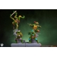 Les Tortues Ninja - Pack 4 statuette Sabretooth 20 cm