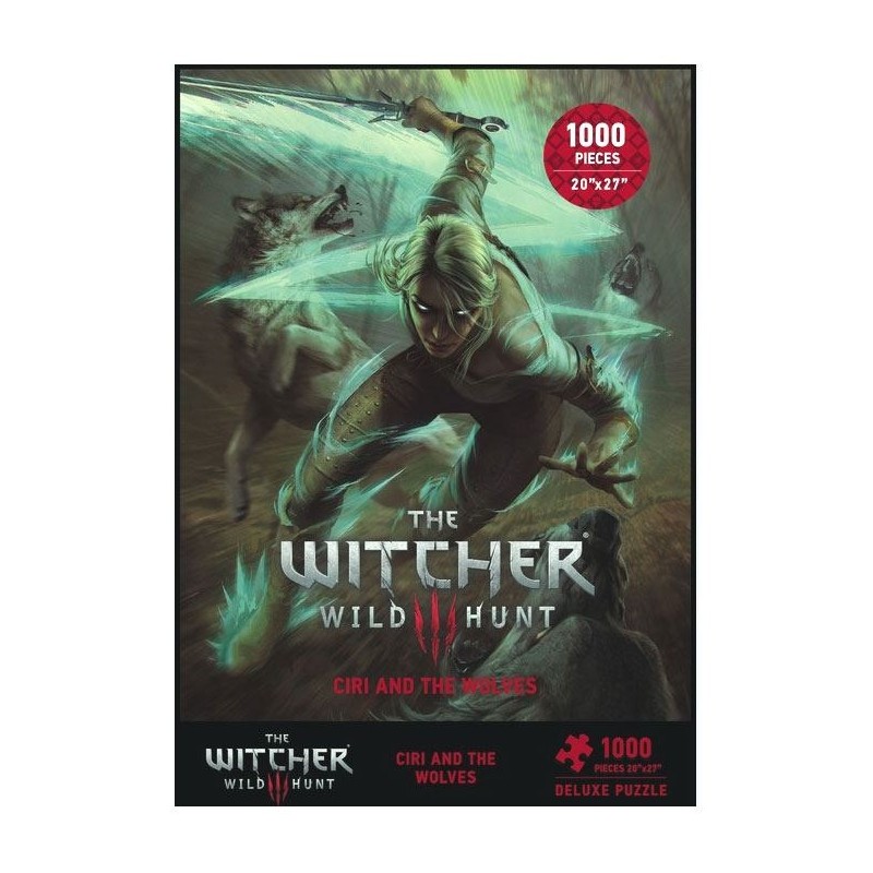 Witcher, The - Witcher 3 Wild Hunt Puzzle Ciri and the Wolves