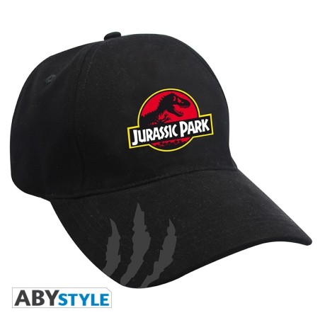 Jurassic Park - Casquette - Noir - Jurassic logo x2