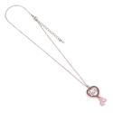 Barbie - Pendentif et collier argent Crystal Heart and Roller Skate