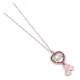 Barbie - Pendentif et collier argent Crystal Heart and Roller Skate