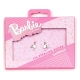 Barbie - Boucles d'oreilles Stud Silhouette (argent sterling)