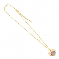 Pusheen - Pendentif et collier argent Pusheen Pink and Gold Heart