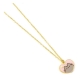 Pusheen - Pendentif et collier argent Pusheen Pink and Gold Heart