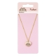 Pusheen - Pendentif et collier argent Pusheen Pink and Gold Heart